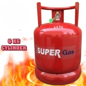 Empty LPG CYLINDER 6kg SUPER GAS
